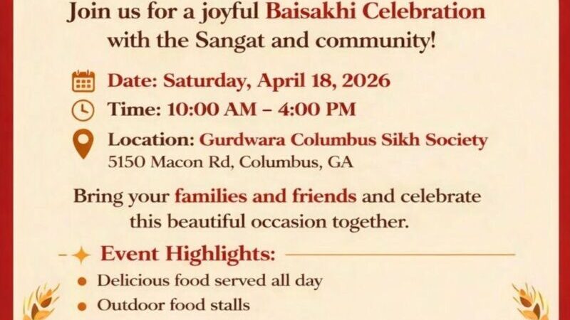 Baisakhi Celebration April 18,2026